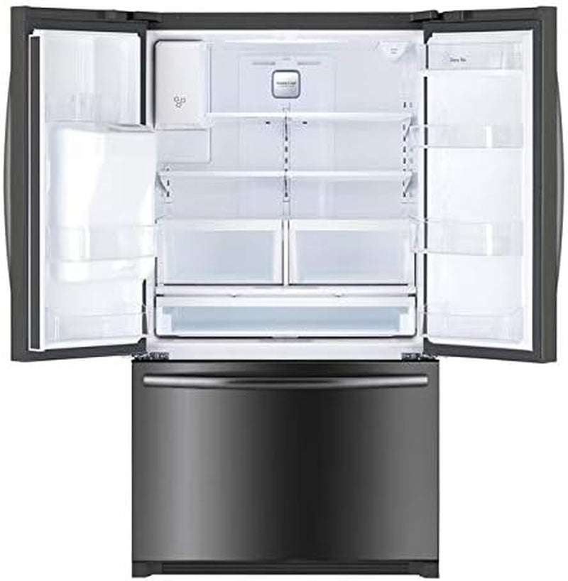 WRFS26SUJE 25.5 Cu. Ft. French Door Dispenser Refrigerator with a Dual Ice Maker - Black Stainless Steel