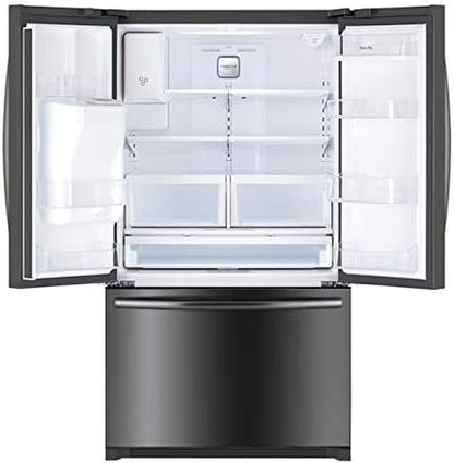 WRFS26SUJE 25.5 Cu. Ft. French Door Dispenser Refrigerator with a Dual Ice Maker - Black Stainless Steel