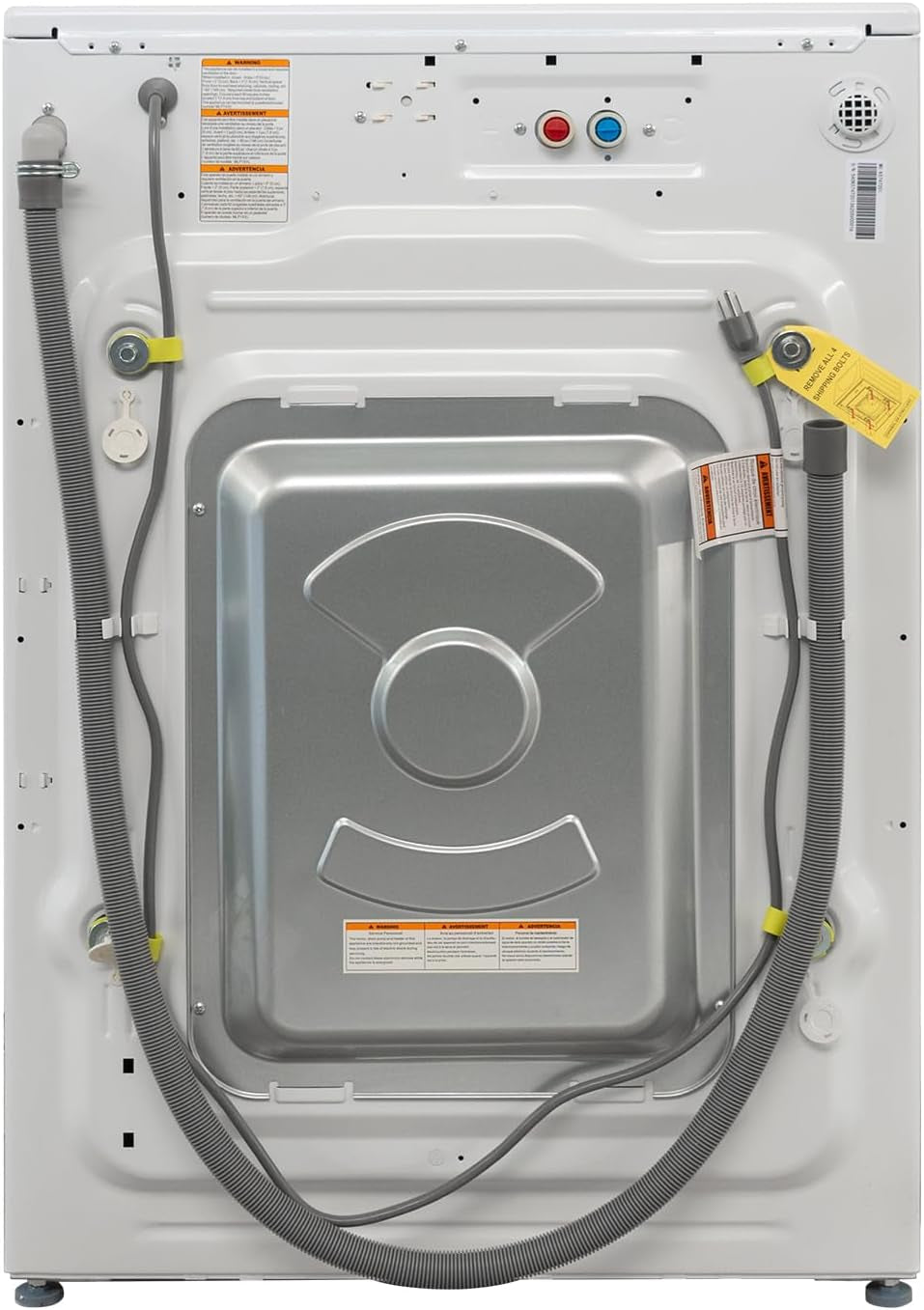 Front Load Washing Machine 4.5 Cu. Ft Washer Machine 27IN Large Capacity 12 Washing Cycles Super Speed Clothes Washing Lavadora for Apartment RV, Steam Refresh