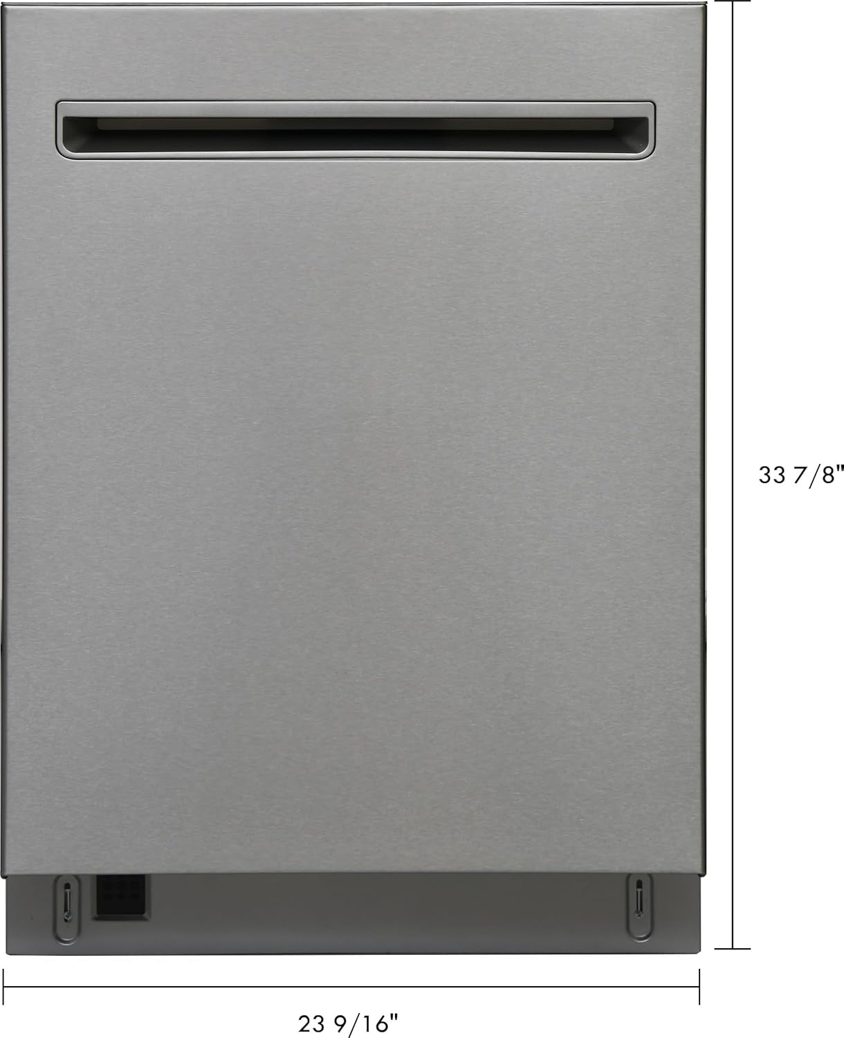 24" Built-In Stainless Steel Tub Dishwasher with Easyflex 3Rd Rack, Smartwash, Ultrawash Plus, Turbodry, Adjustable Rack, Energy Star Certified, Fingerprint Resistant Stainless Steel