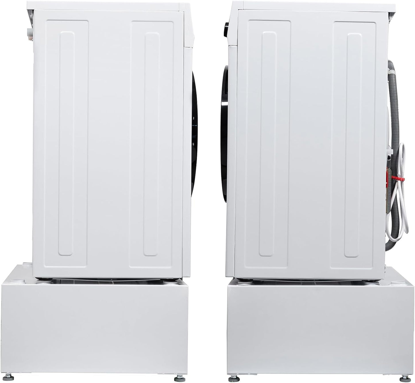Equator All-In-One Washer Dryer Ventless FULLY BUILTIN 0-CLEARANCE 1.62Cf/15Lbs 110V 1400RPM with Pedestal + ADA (White)